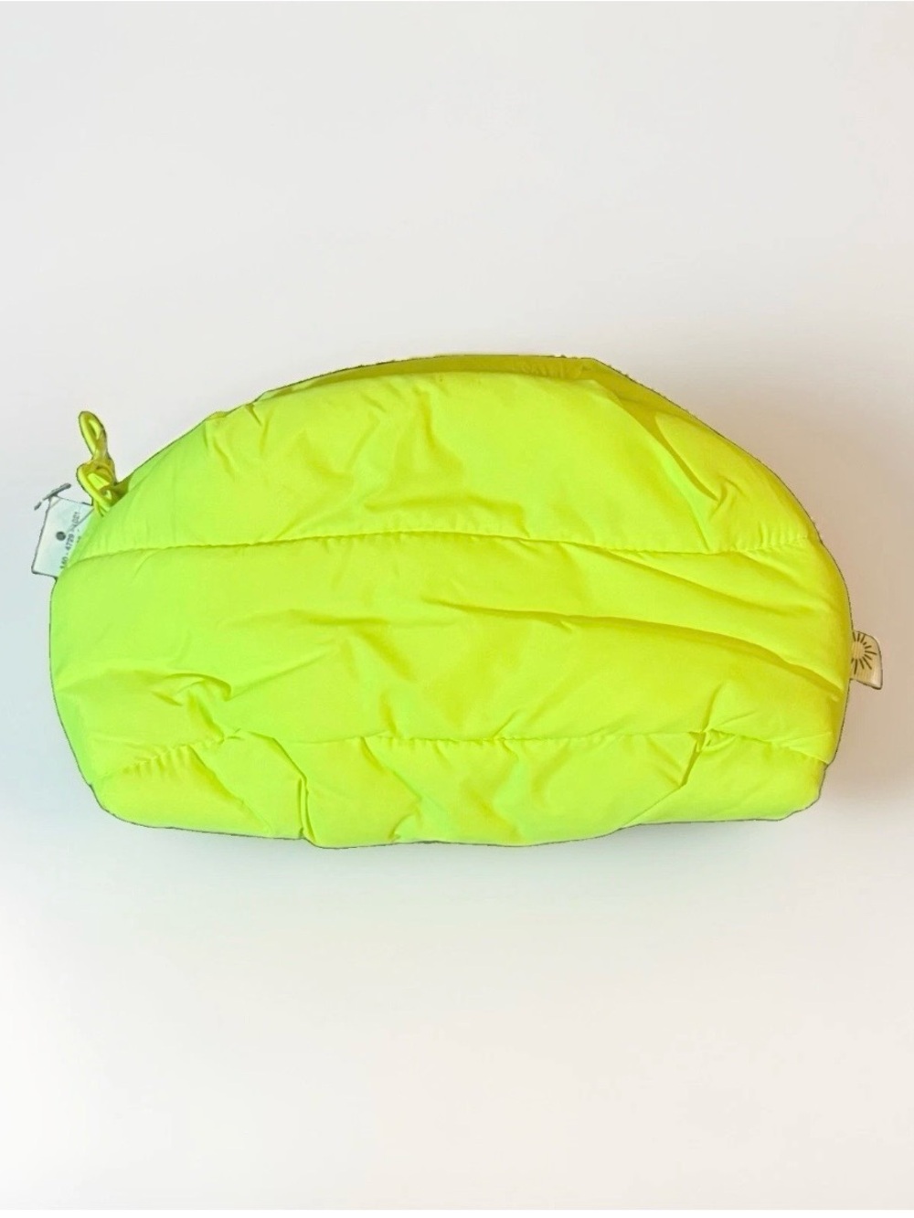 OFFLINE By Aerie Neon Yellow Puffer Cosmetic Bag - Travel Pouch
